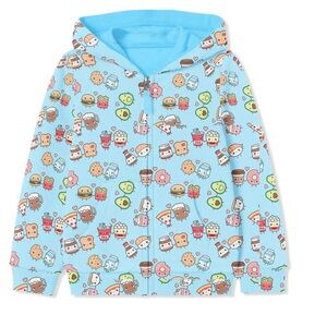Charlie’s Project Best Buds Blue Bamboo Zip Up Hoodie